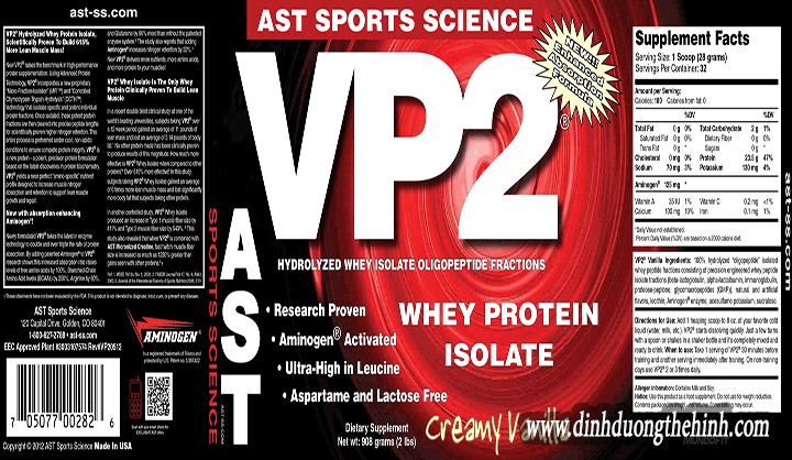 Tìm hiểu về bột whey VP2