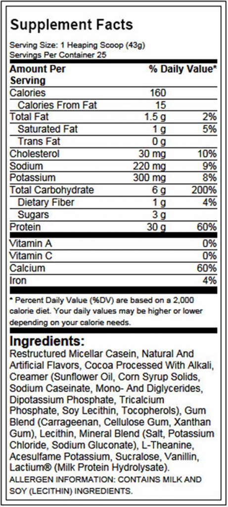 ON Platinum Tri-Celle Casein 2.37 lbs