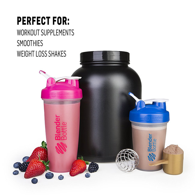 BlenderBottle Classic Shaker 750ml use