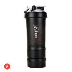 Helemei Pro Shaker 650ml, 4 ngăn