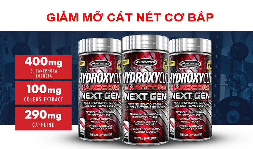 Đánh giá Hydroxycut Hardcore Next Gen - Cách dùng và tác dụng phụ - Dinh  Dưỡng Thể Hình