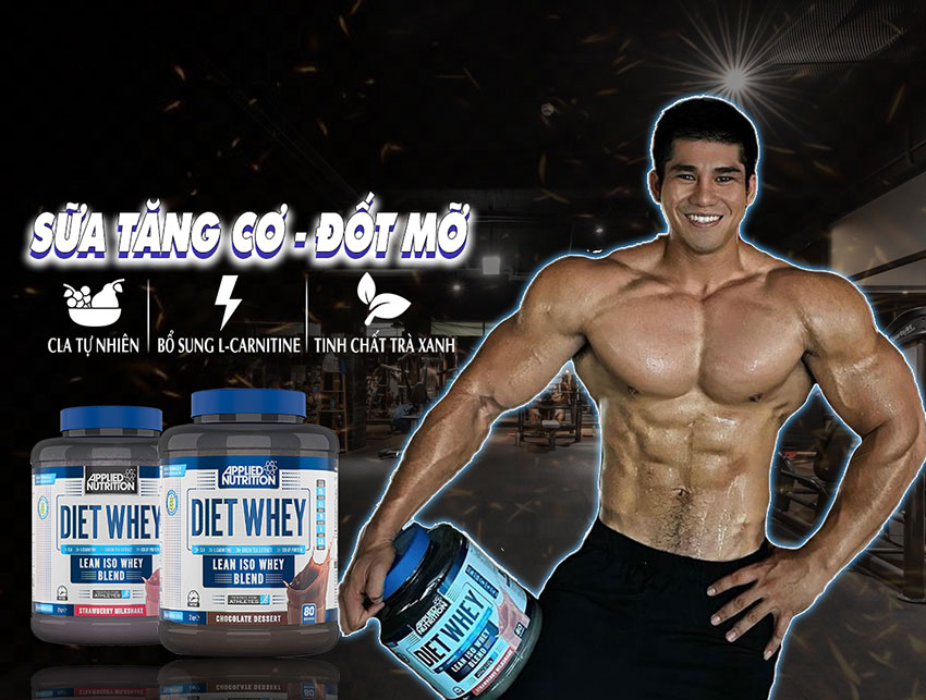 Applied Nutrition Diet Whey Lean Iso Whey Blend 2kg 80 Lần dùng