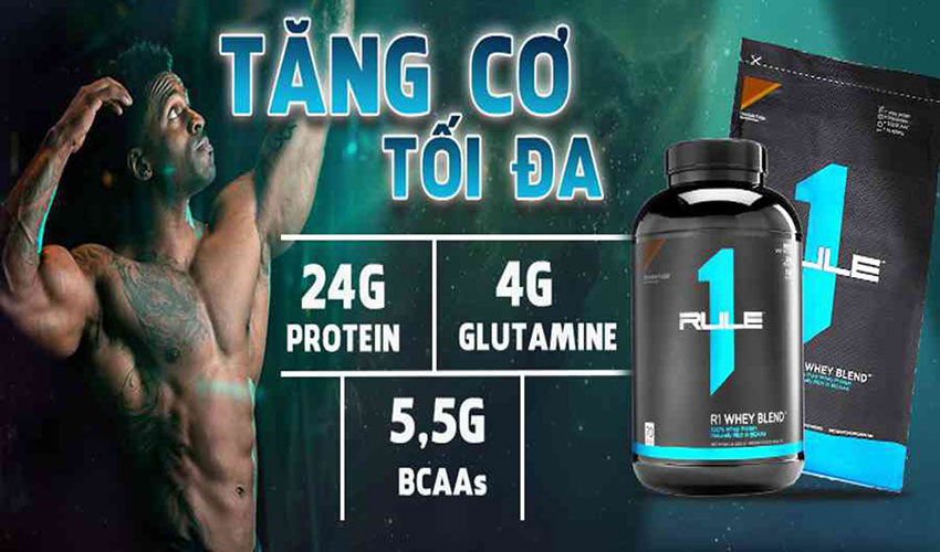 Đánh giá Review Whey Rule 1 Blend có tốt không ?